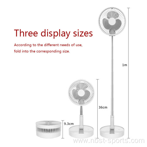 USB Rechargeable Adjustable Height Rechargeable Folding Fan